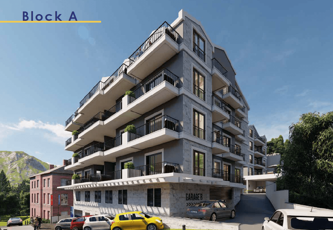 Newly built apartments with infrastructure in Budva