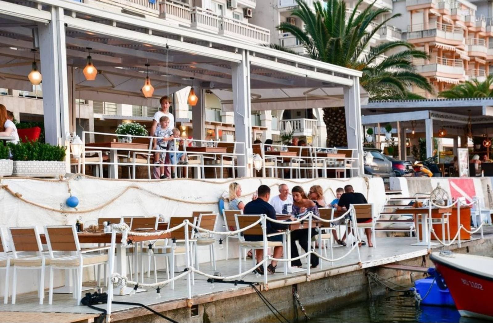 Restaurant first line to the sea in Rafailovici for sale